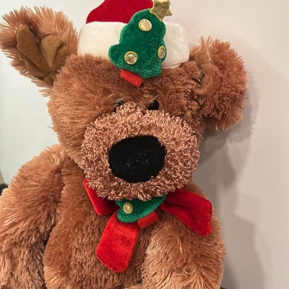 Gund Bear Vintage Plush Christmas Pals Large 16” Stuffed Animal Xmas Tr… - Picture 2 of 6